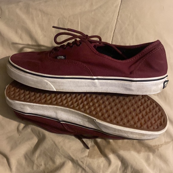 Maroon Vans Like New - Picture 3 of 3